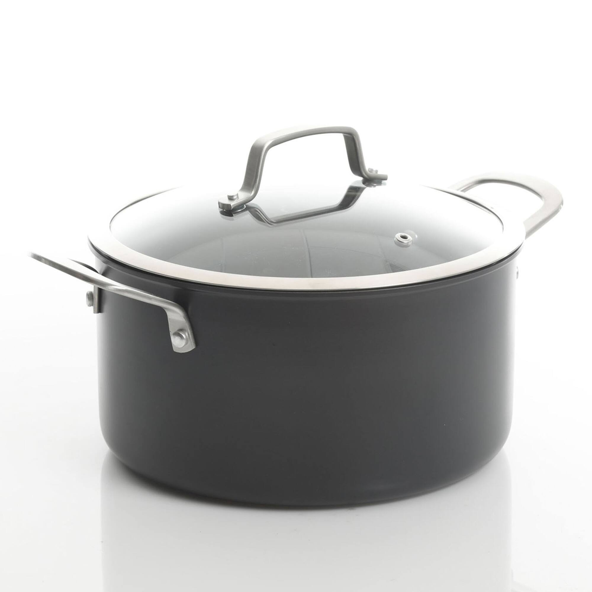 Kenmore® Pro Arbor Heights 10-Piece Black Nonstick Aluminum Cookware Set